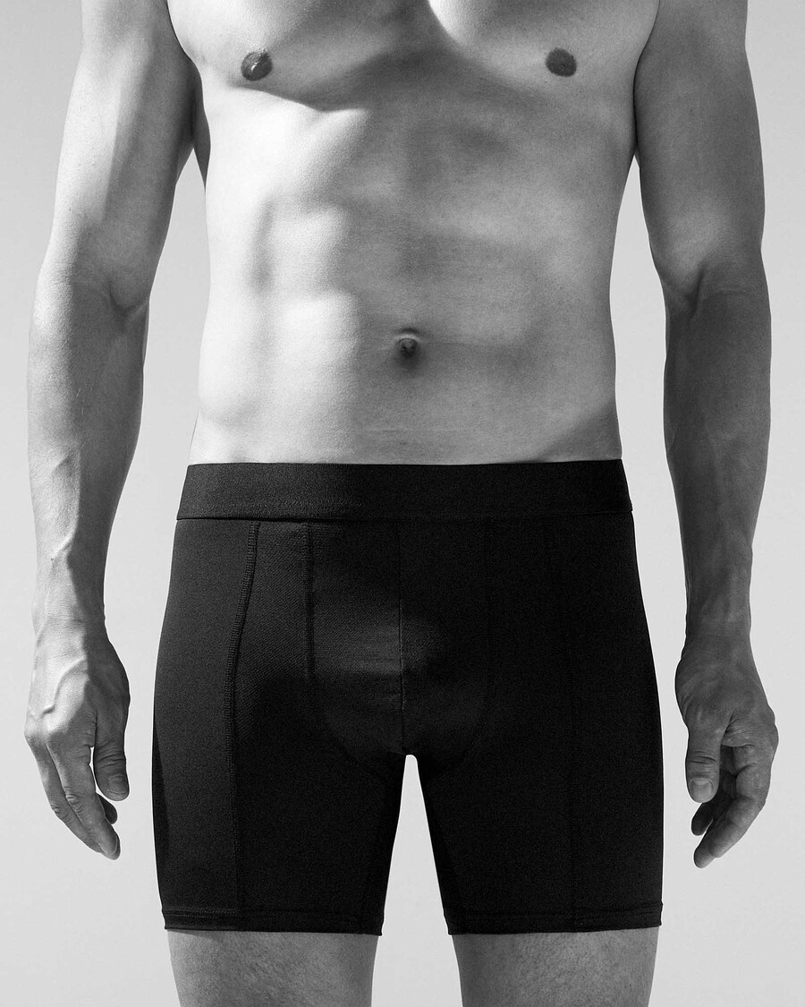 3 × mens performance boxer brief in black shop now — cdlp
