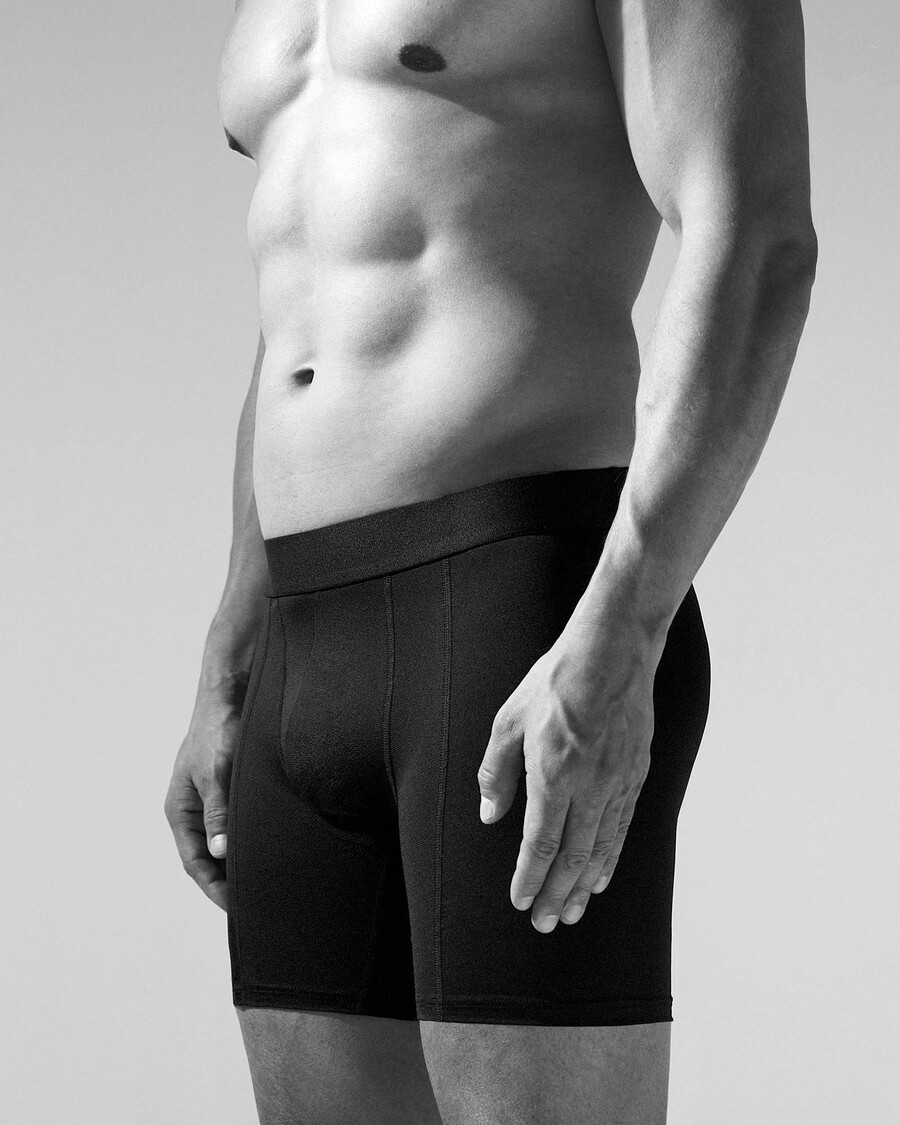 3 × mens performance boxer brief in black shop now — cdlp