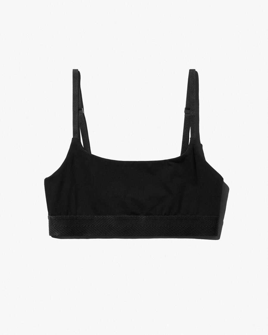 womens scoop bralette in black shop now — cdlp