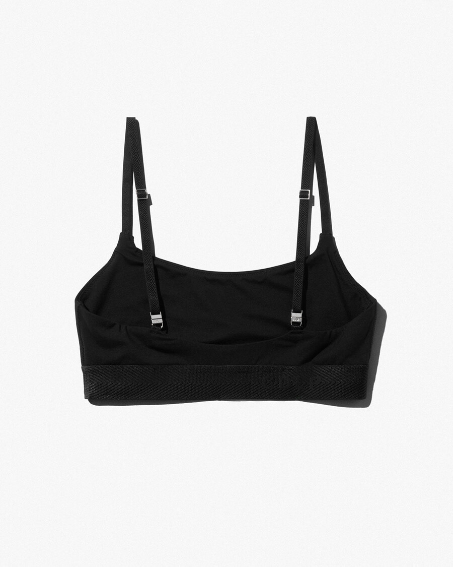 womens scoop bralette in black shop now — cdlp