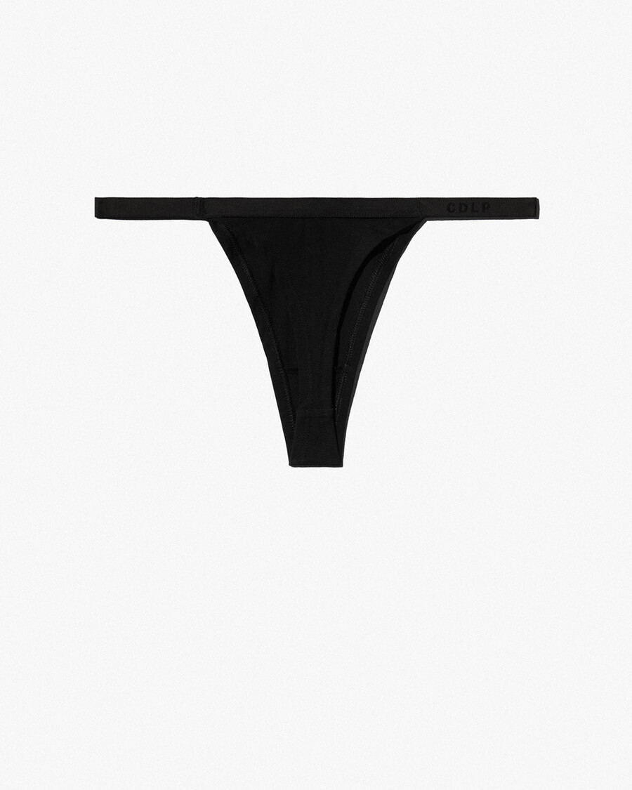 2 x womens string thong in black white shop now — cdlp