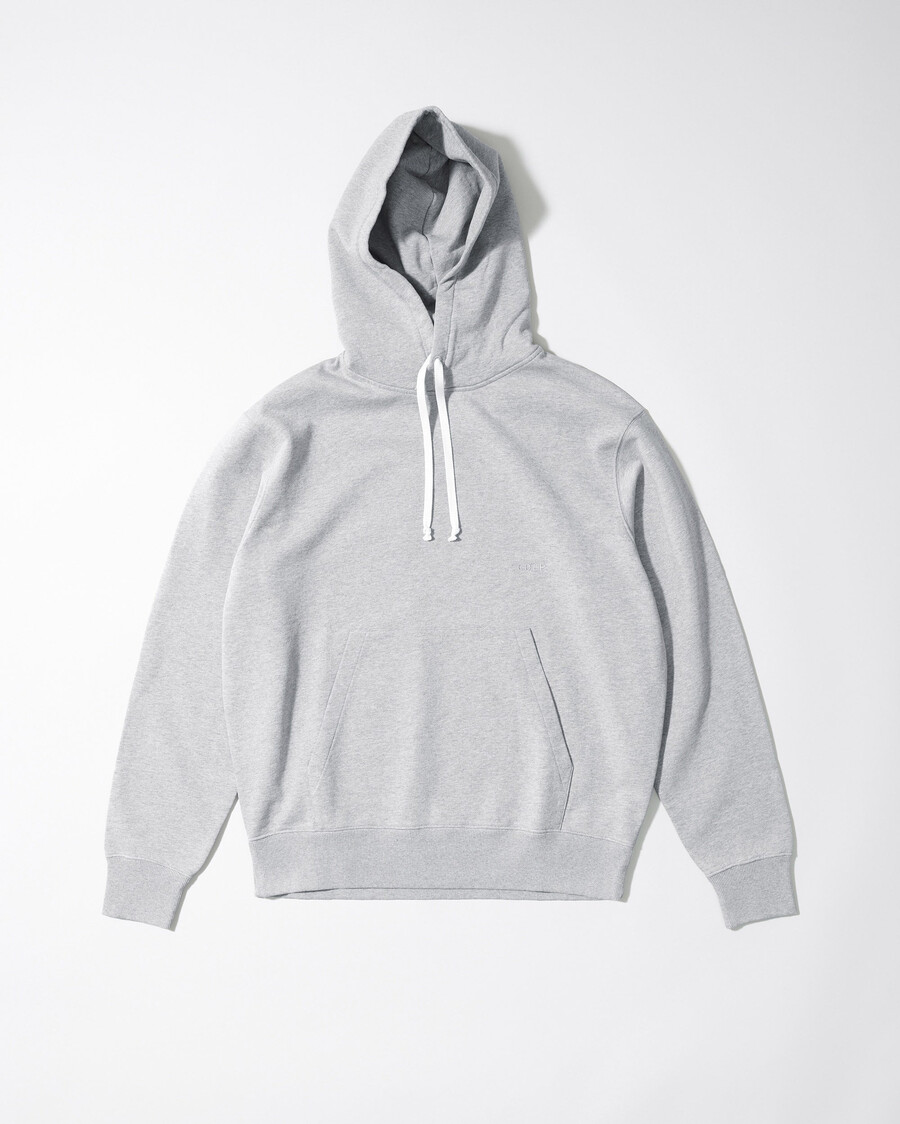 mens hoodie in grey melange shop now – cdlp
