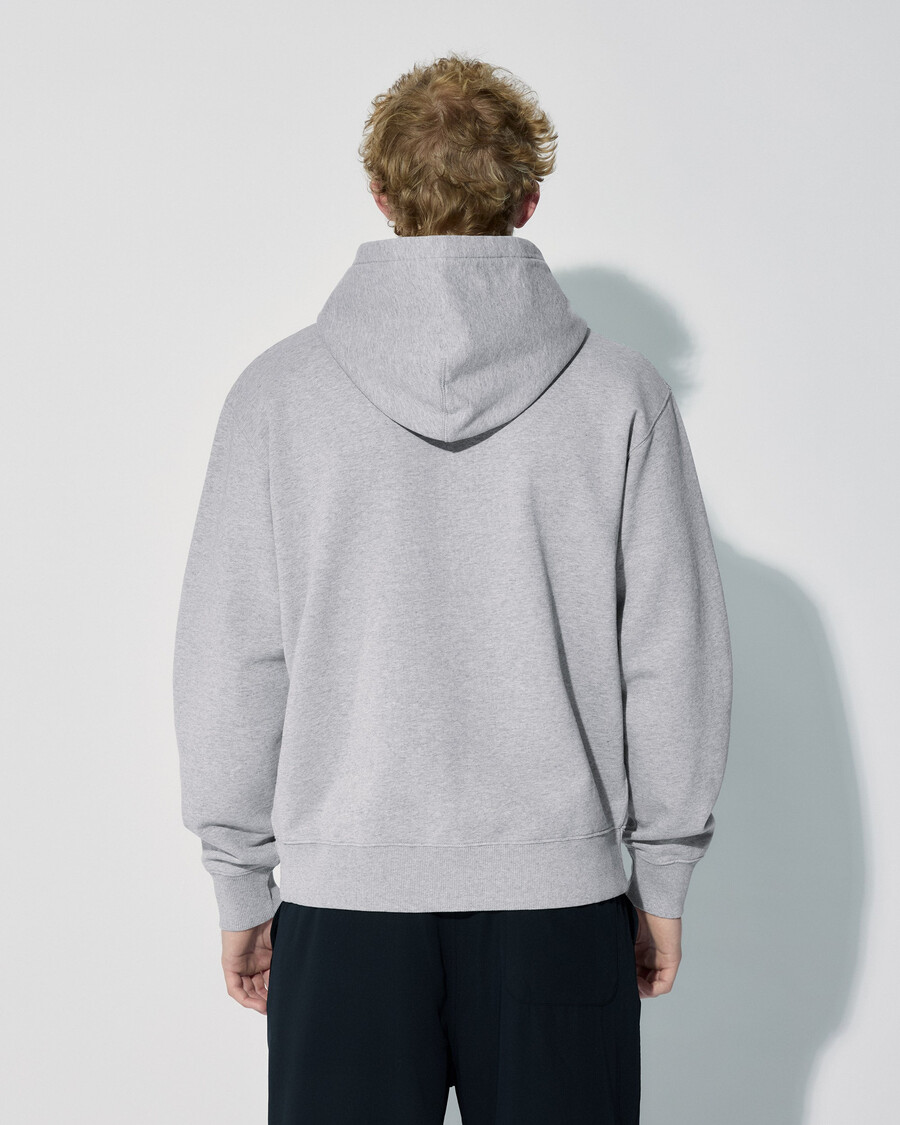 mens hoodie in grey melange shop now – cdlp