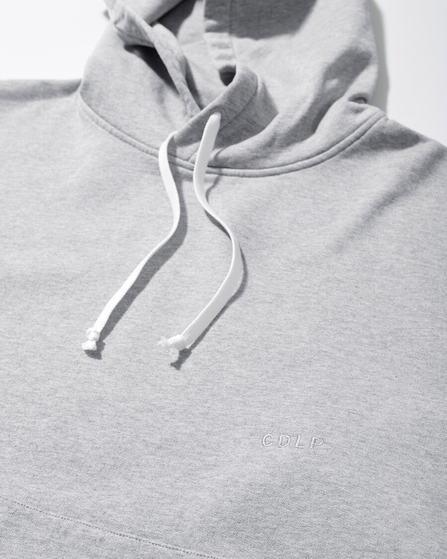 mens hoodie in grey melange shop now – cdlp