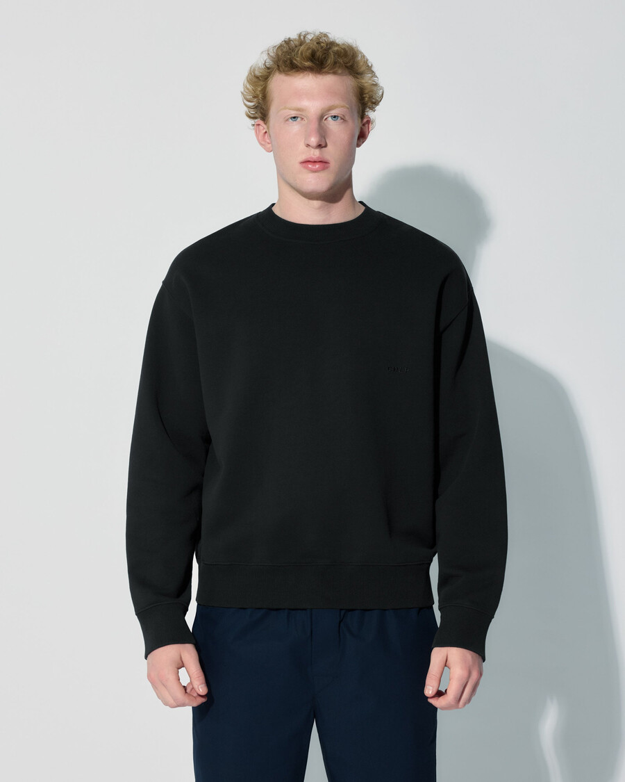 mens cotton sweatshirt in black shop now – cdlp