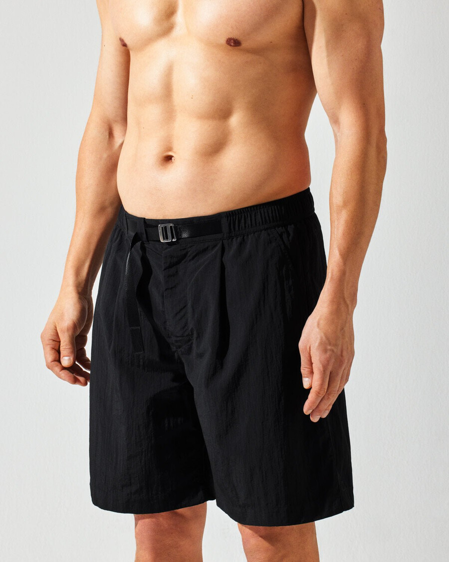 mens bermuda swim shorts in black shop now — cdlp