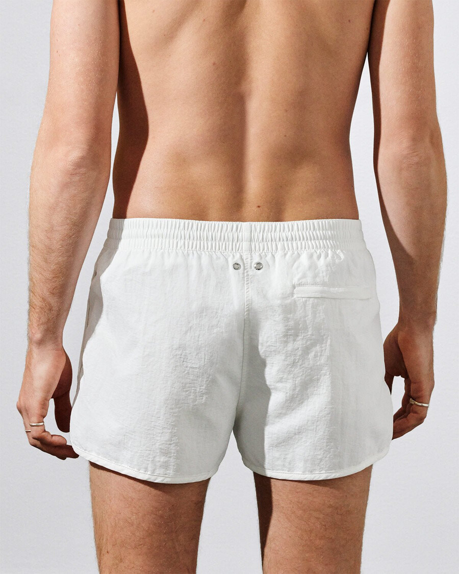 mens swim shorts in white shop now — cdlp