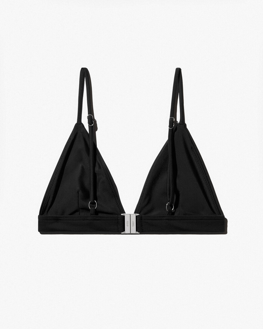womens triangle bikini top in black shop now — cdlp