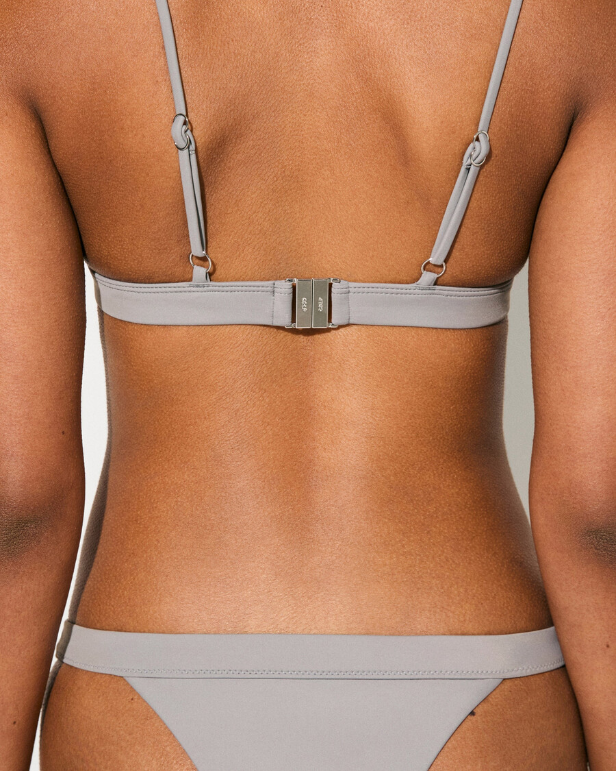 womens triangle bikini top in slate shop now — cdlp