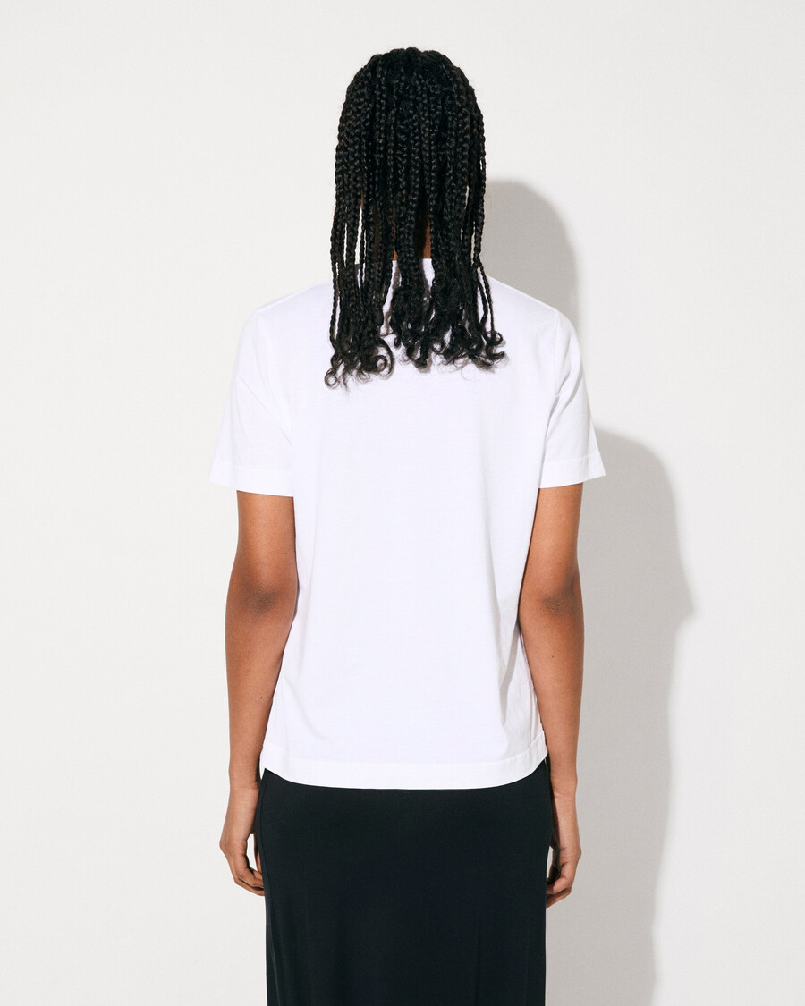 womens midweight t-shirt in white shop now — cdlp