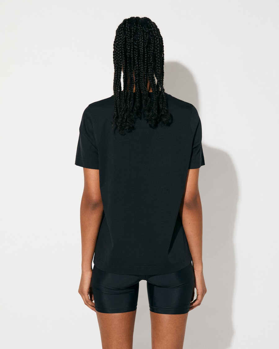 womens midweight t-shirt in black shop now — cdlp