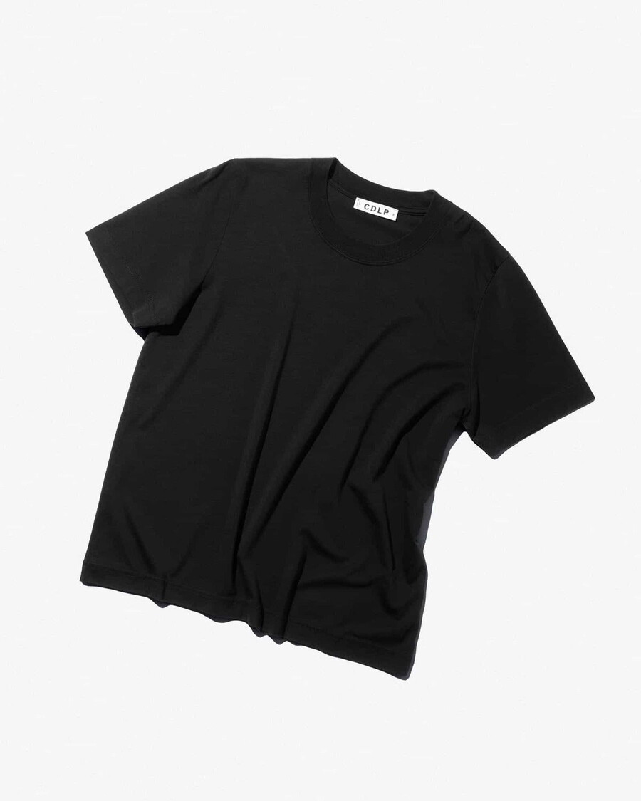 womens midweight t-shirt in black shop now — cdlp