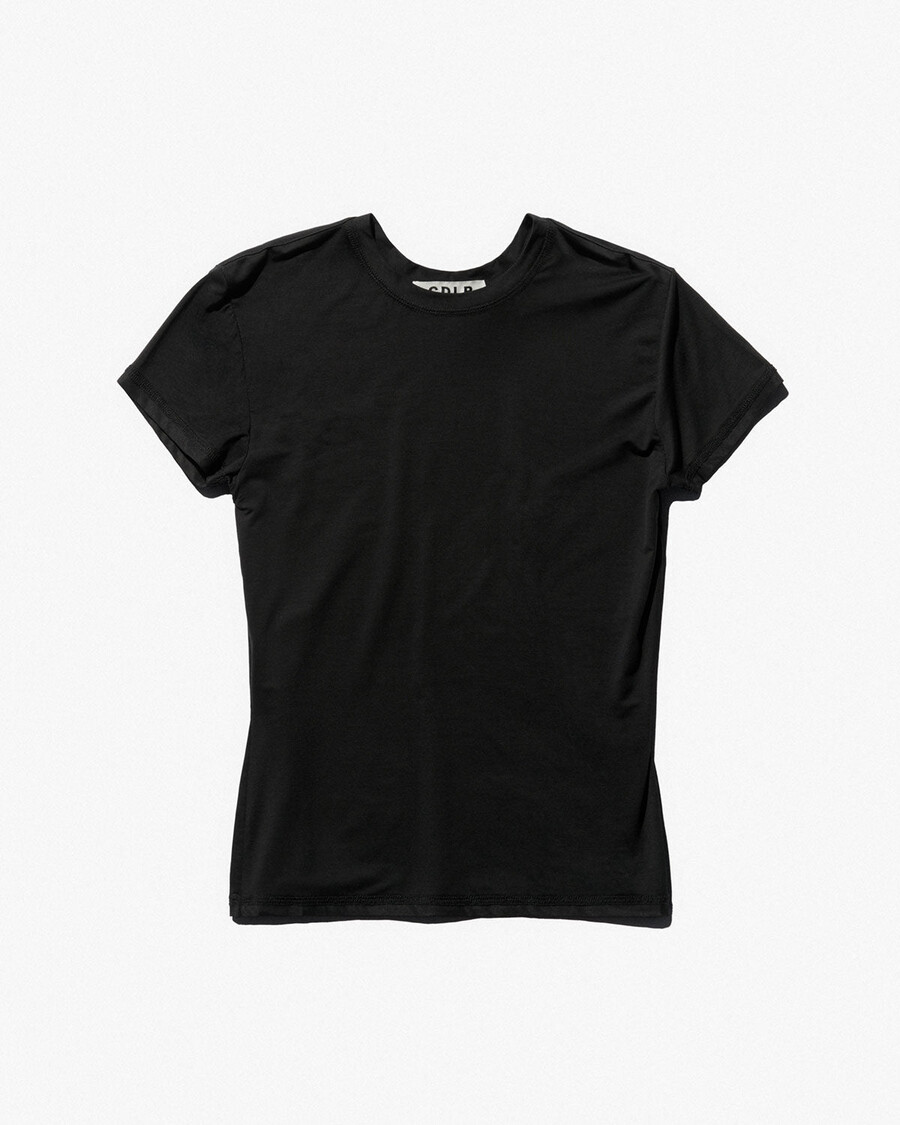 womens lightweight t-shirt in black shop now — cdlp