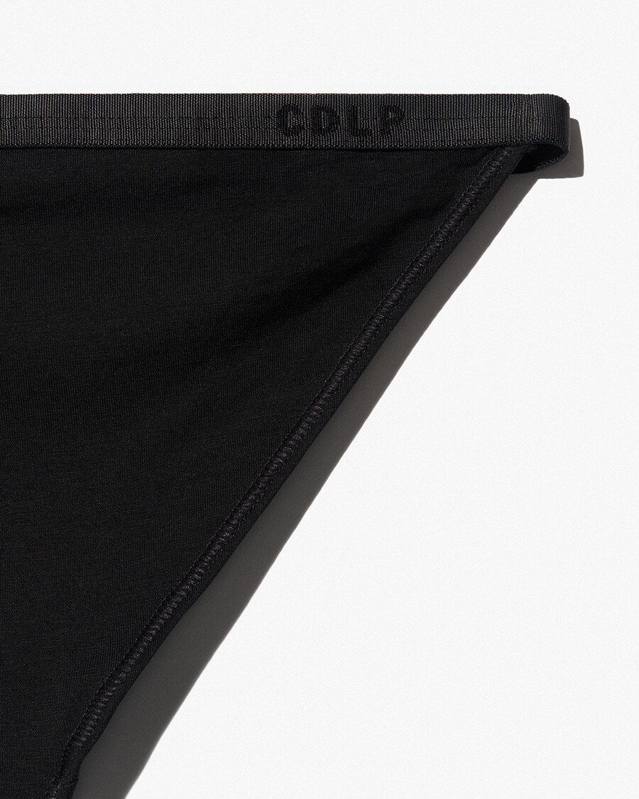 3 x womens tanga brief in black shop now — cdlp