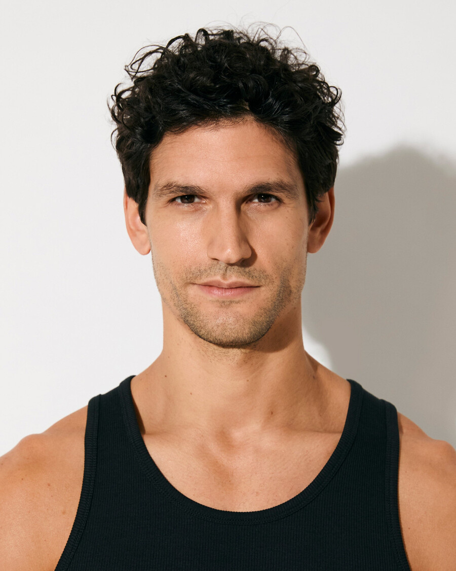 2 × mens rib tank top in off-black white shop now — cdlp