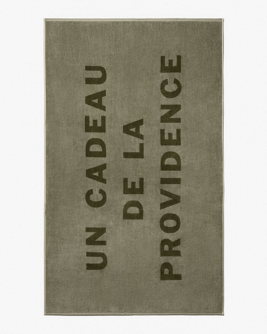 towel in steel and olive shop now — cdlp