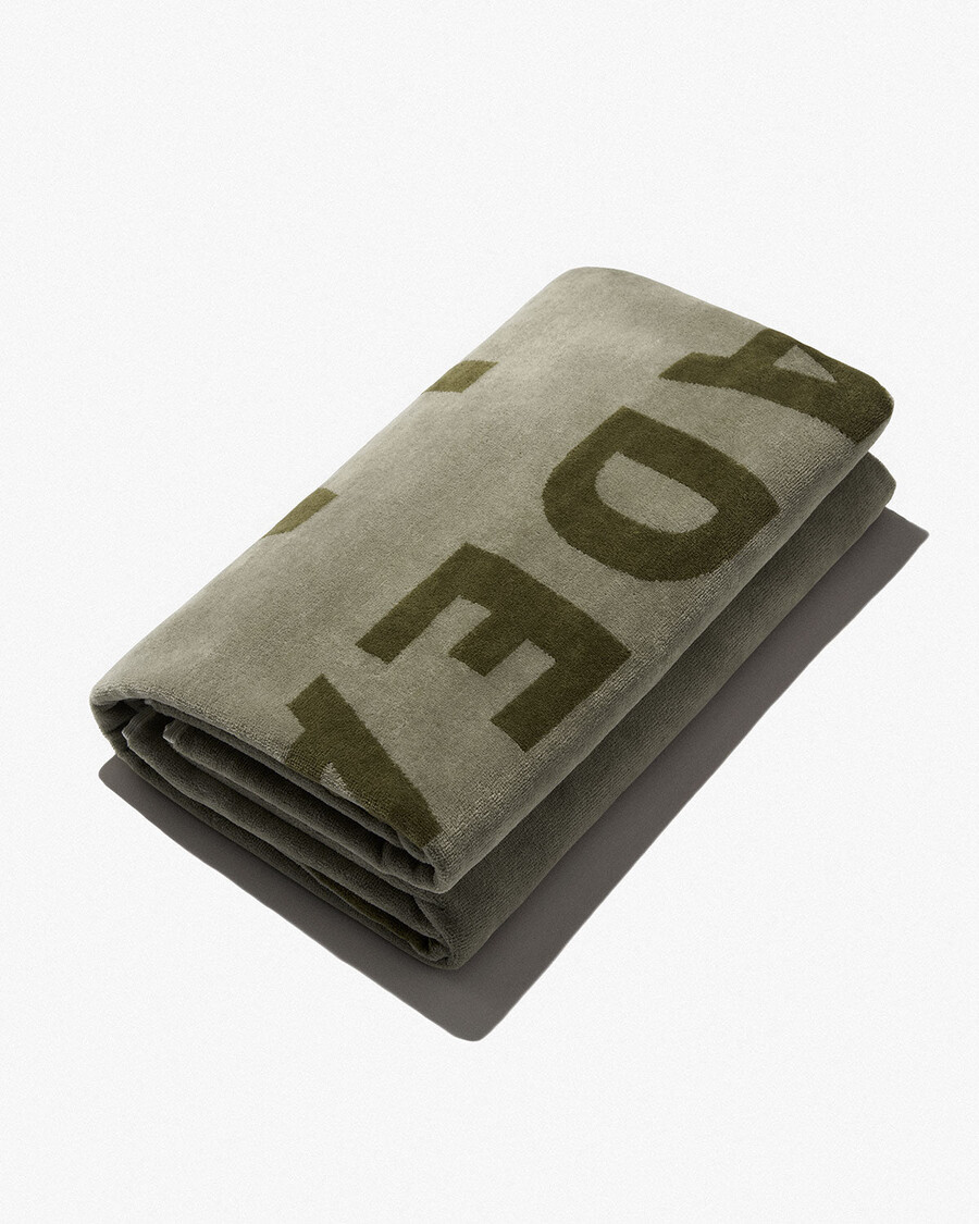 towel in steel and olive shop now — cdlp