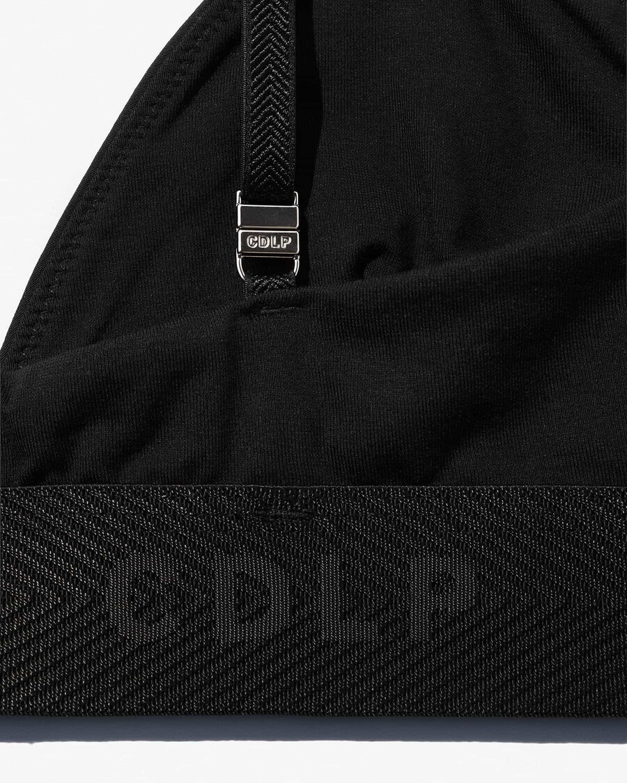 womens triangle bralette in black shop now — cdlp