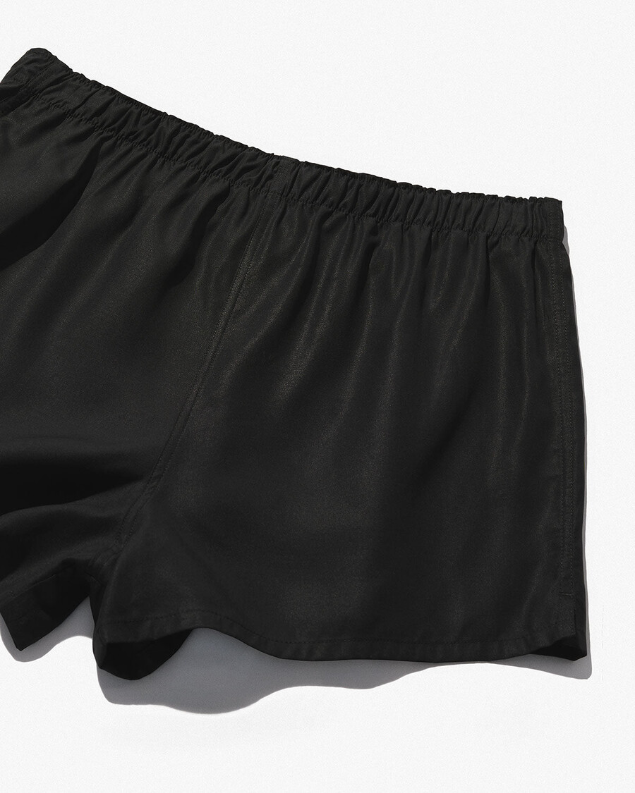 3 x mens woven boxer shorts in black shop now — cdlp