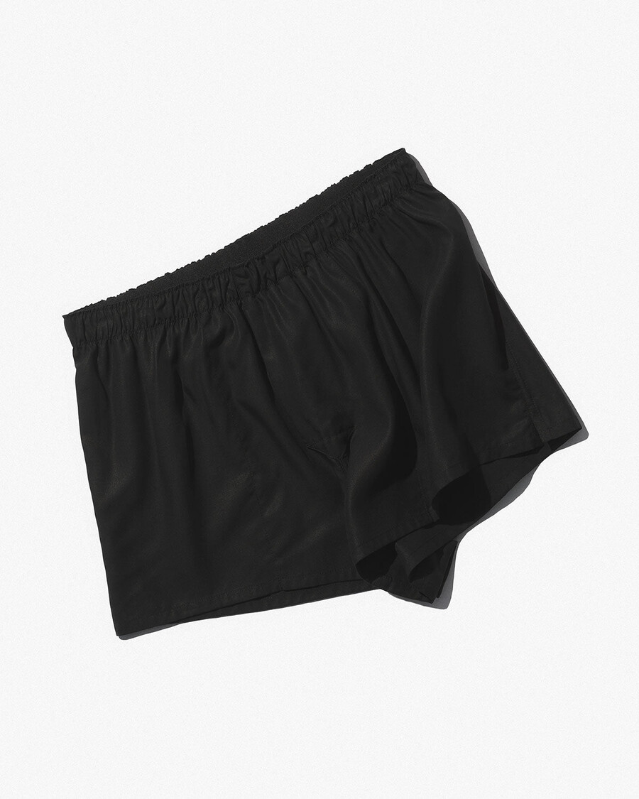 3 x mens woven boxer shorts in black shop now — cdlp