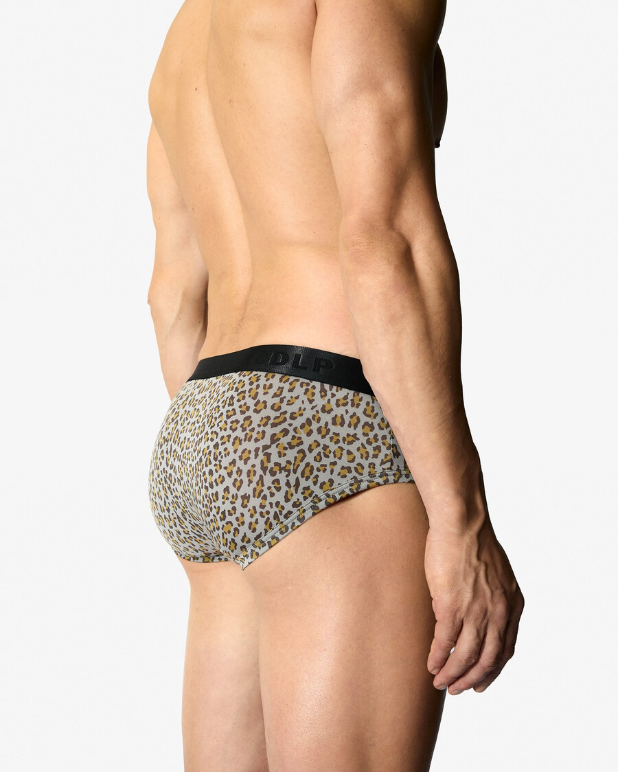 12 × mens y-brief in mocca leopard black white shop now — cdlp
