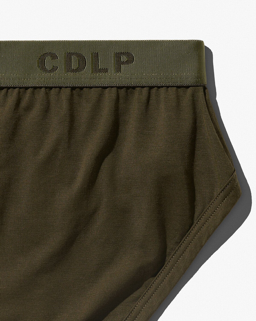6 × mens y-brief in olive green shop now — cdlp