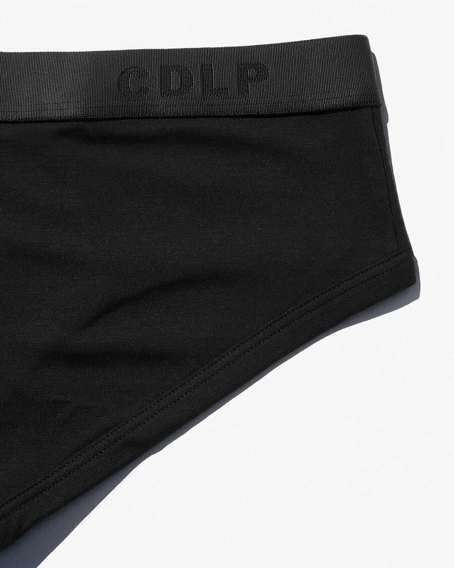 womens y-brief in black shop now — cdlp