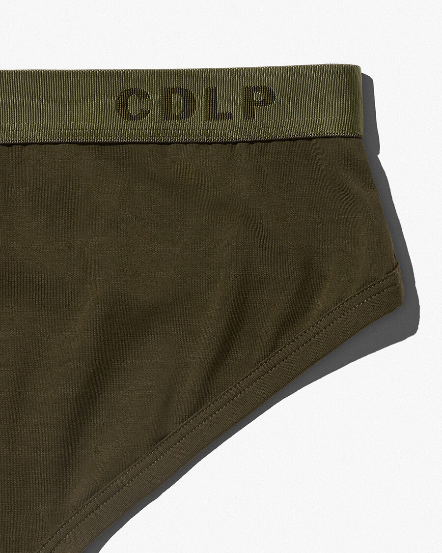 3 x womens y-brief in olive green shop now — cdlp