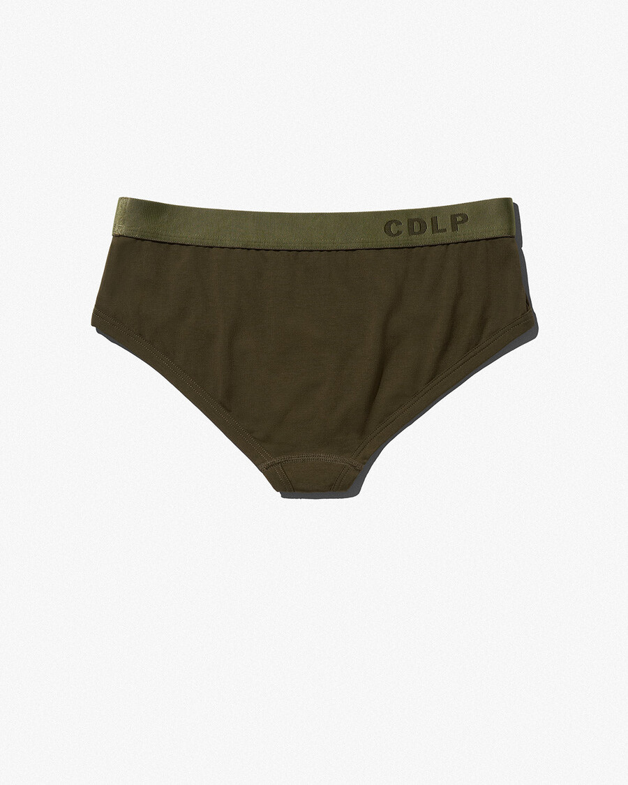 3 x womens y-brief in olive green shop now — cdlp