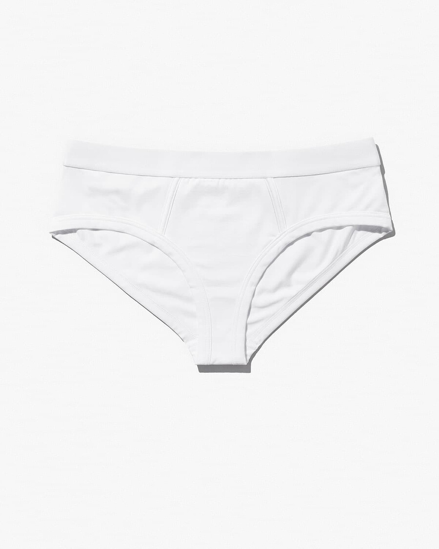 womens y-brief in white shop now — cdlp